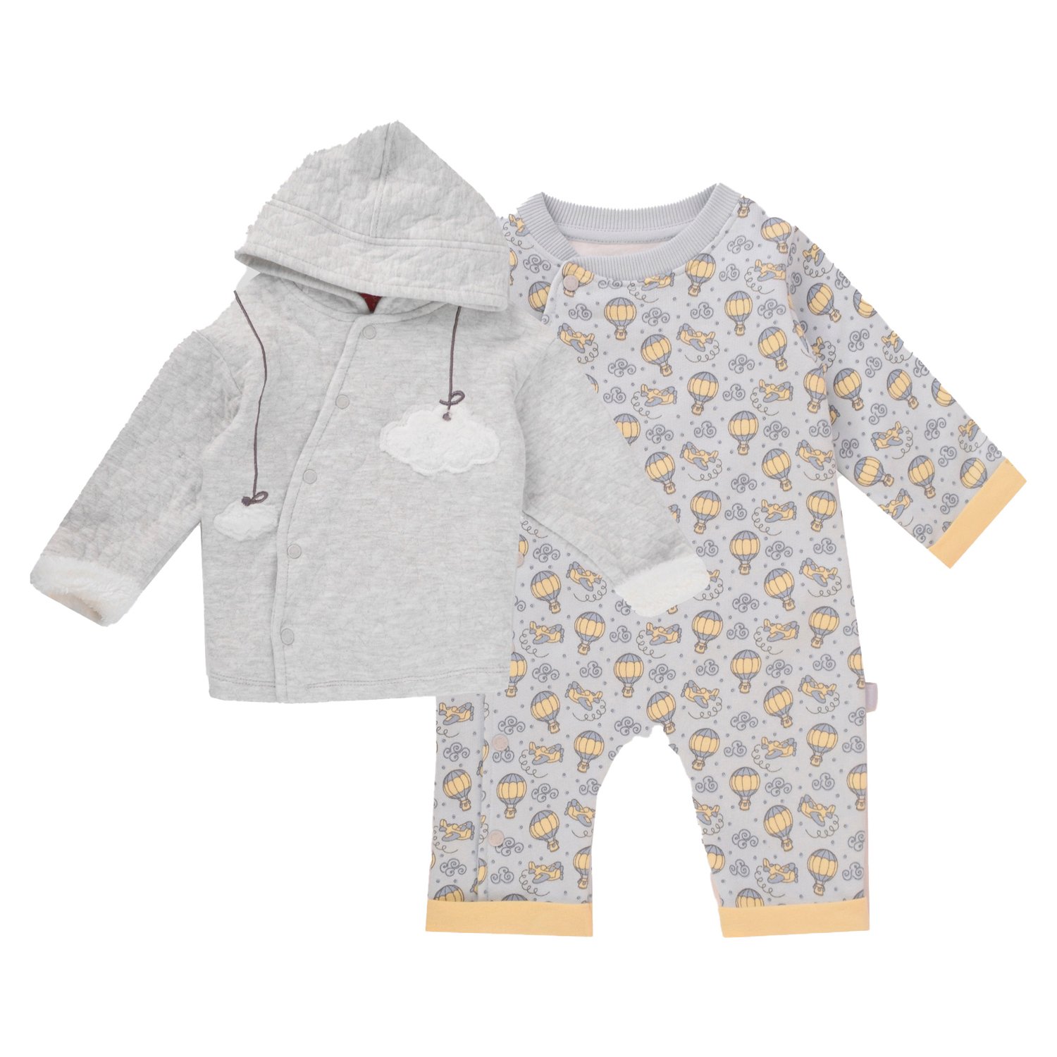 Junior Sky Printed Bodysuit & Jacket (6-9 m)
