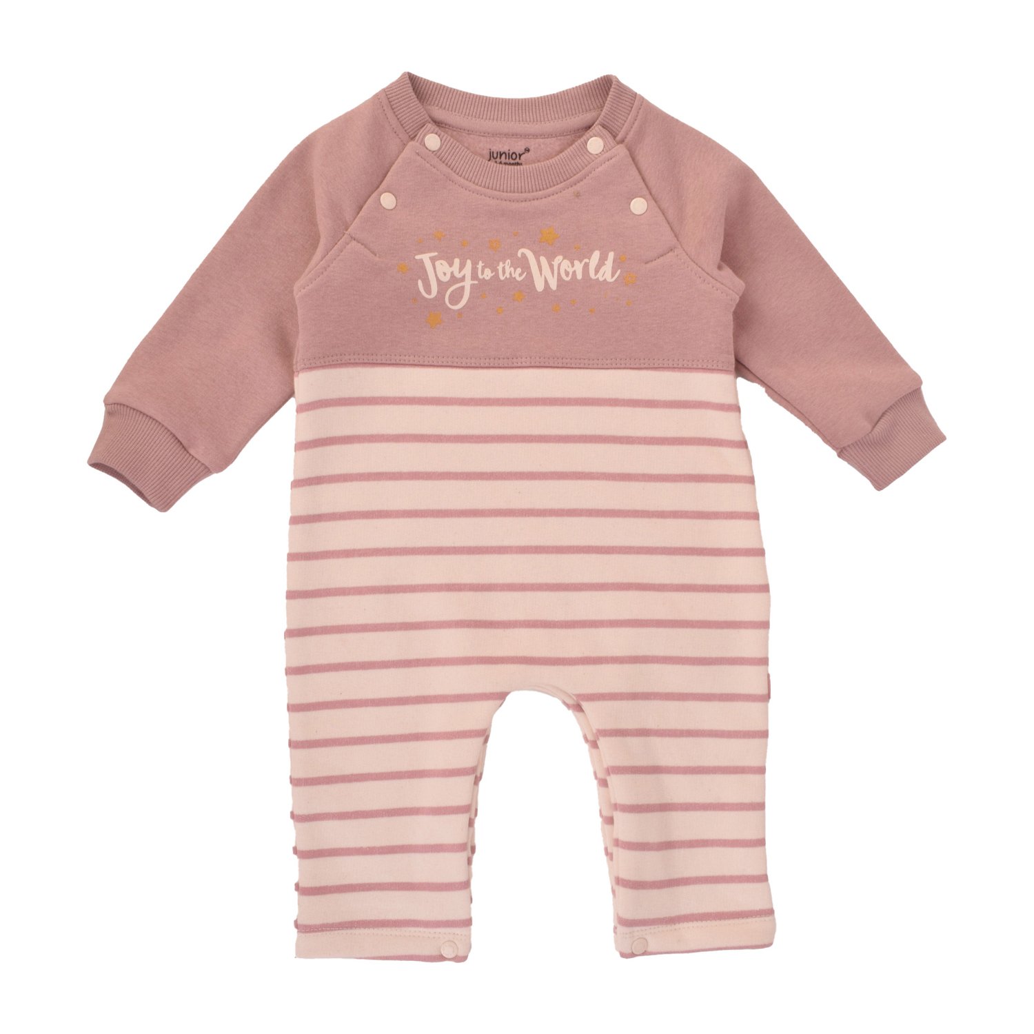 Junior Pink Stripe Printed Bodysuit (3-6 m)