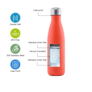 Pink Galaxy Cola-Shaped Bottle