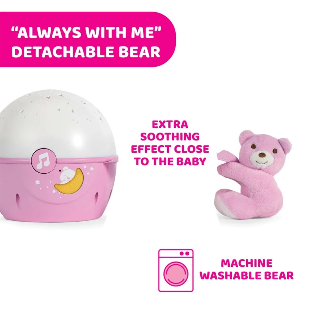 Chicco Next 2 Stars Crib Projector, Pink - الصورة 5