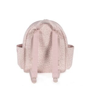 Pasito a Pasito Backpack Diaper Bag Changing Mat - Flower Mellow Line Pink
