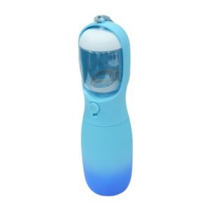 Blue Gradient Portable Pet Water Bottle
