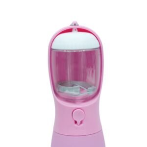 Pink and Blue Gradient Portable Pet Water Bottle