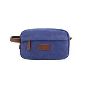 Blue Canvas Pouch
