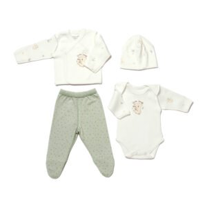 BiOrganic Koala Jungle Newborn 4 Pieces Set Mint