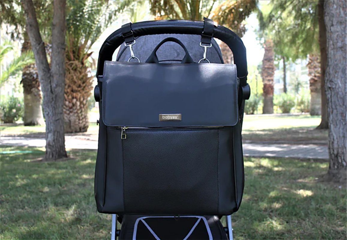 Babyes Lisa Exclusive Mother Bag Black - الصورة 12