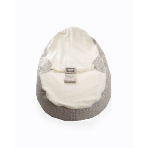 Babyjem Bean Bed Gray Flower