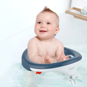 Babyjem Anti-Slip Baby Bath & Sleeping Seat Indigo Blue
