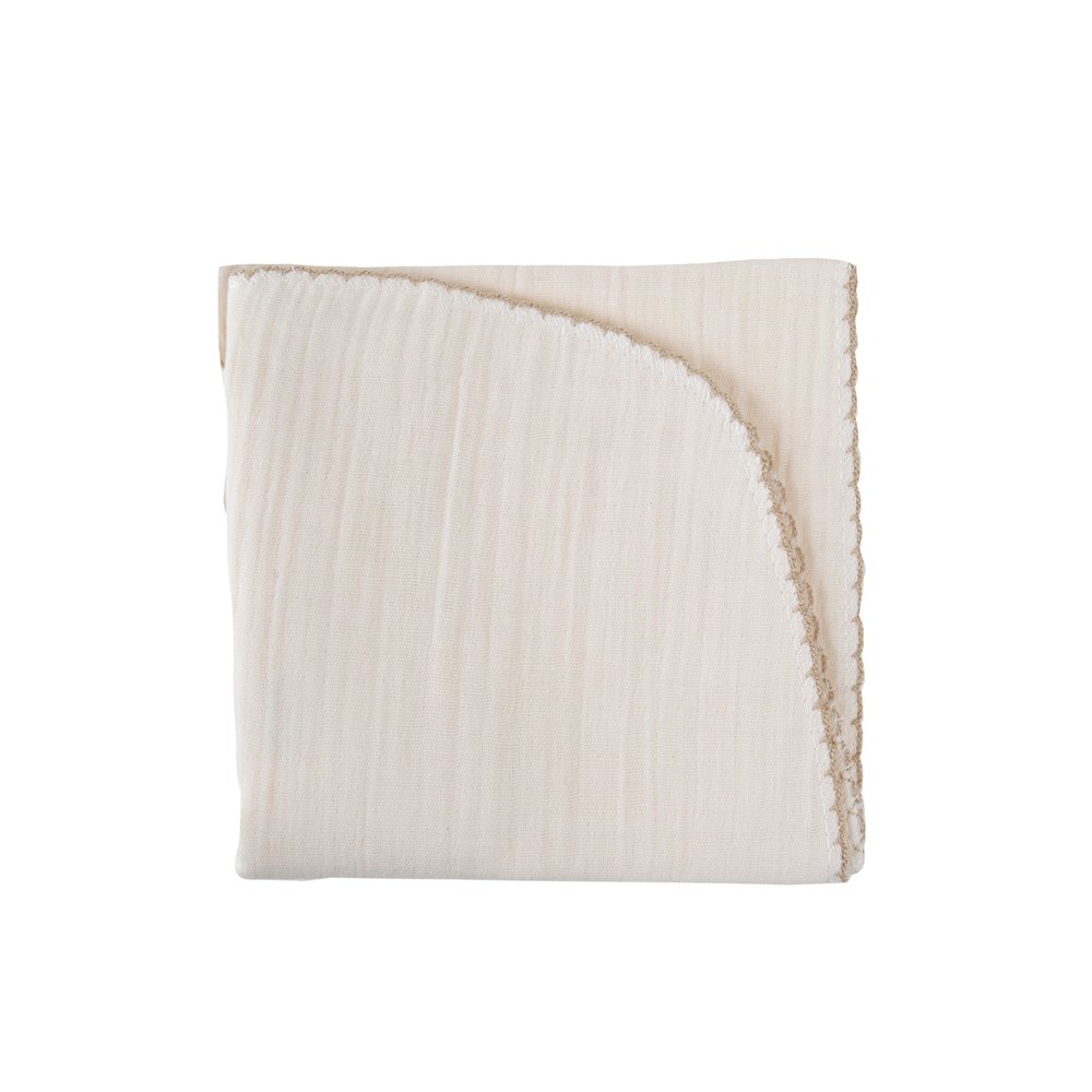 Babyjem Muslin Shoulder Cover / Cream - Image 5