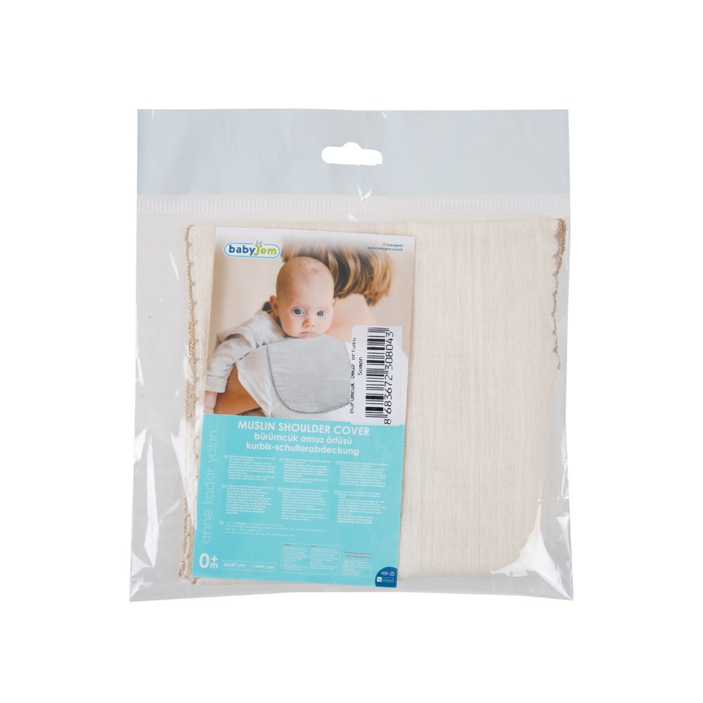 Babyjem Muslin Shoulder Cover / Cream - Image 7