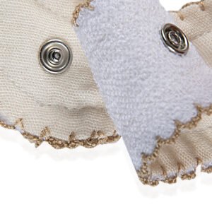 Babyjem Muslin Bib / Ecru