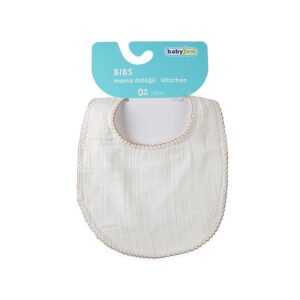 Babyjem Muslin Bib / Ecru