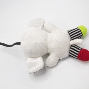 Babyjem Vibrating Baby Elephant Toy / Black&White Ear