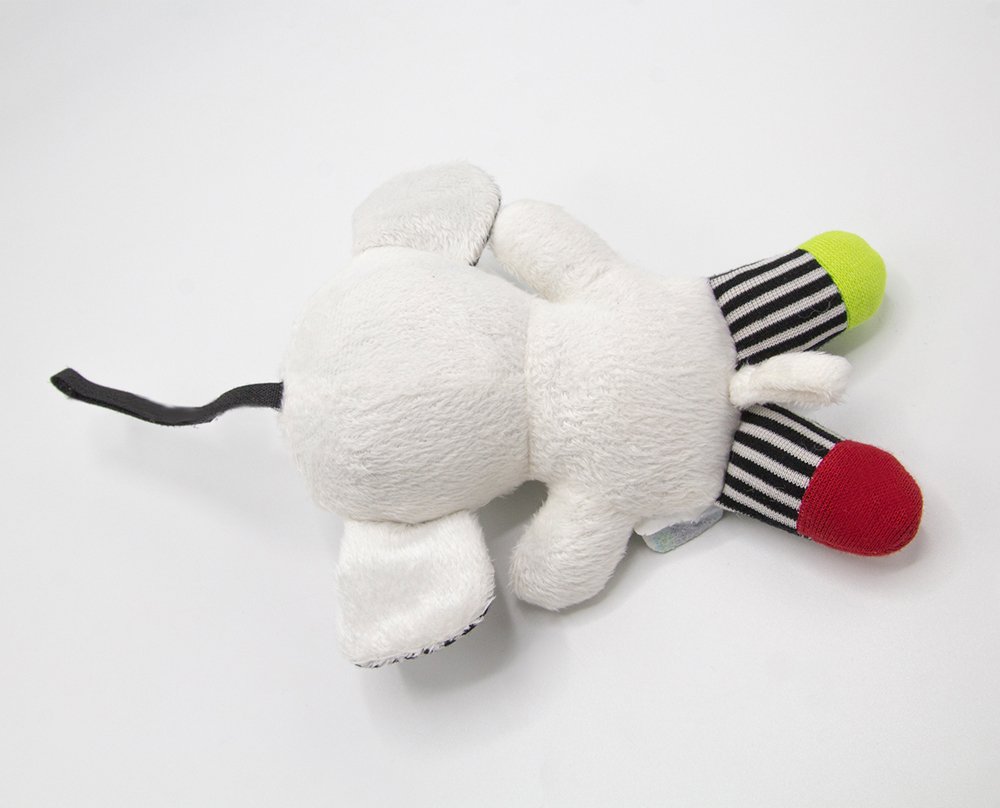 Babyjem Vibrating Baby Elephant Toy / Black&White Ear - الصورة 5