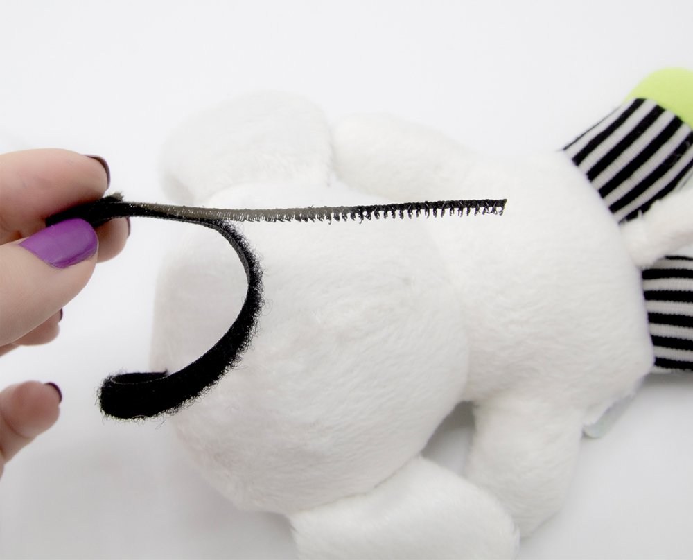 Babyjem Vibrating Baby Elephant Toy / Black&White Ear - الصورة 6