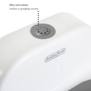 Babyjem Potty Trai?ni?ng Wi?th Flush Sound Whi?te