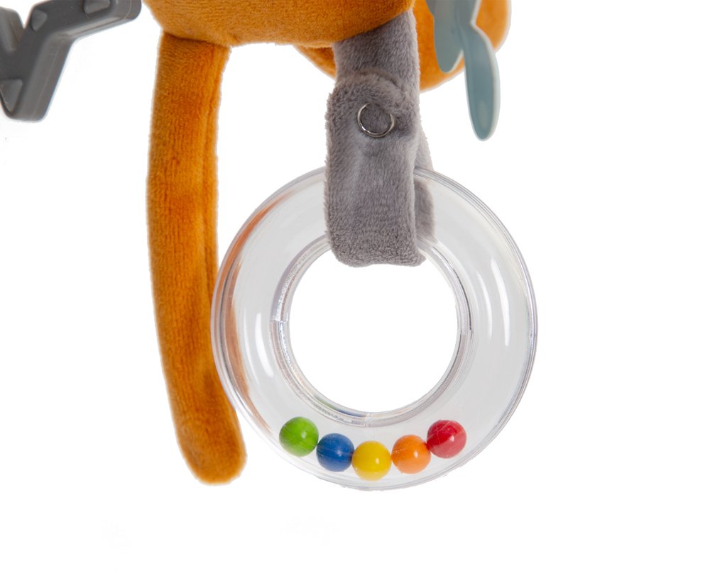 Babyjem Fox Stroller Toy Gray - الصورة 2