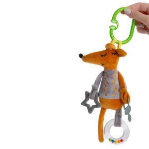 Babyjem Fox Stroller Toy Gray