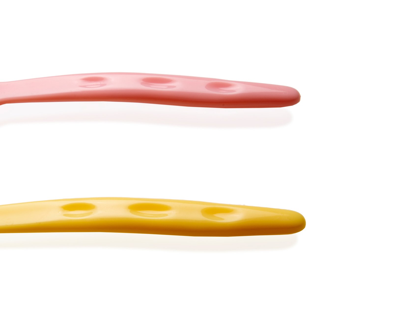Babyjem Baby Food Spoon 2 Pcs/Pink-Yellow - الصورة 3
