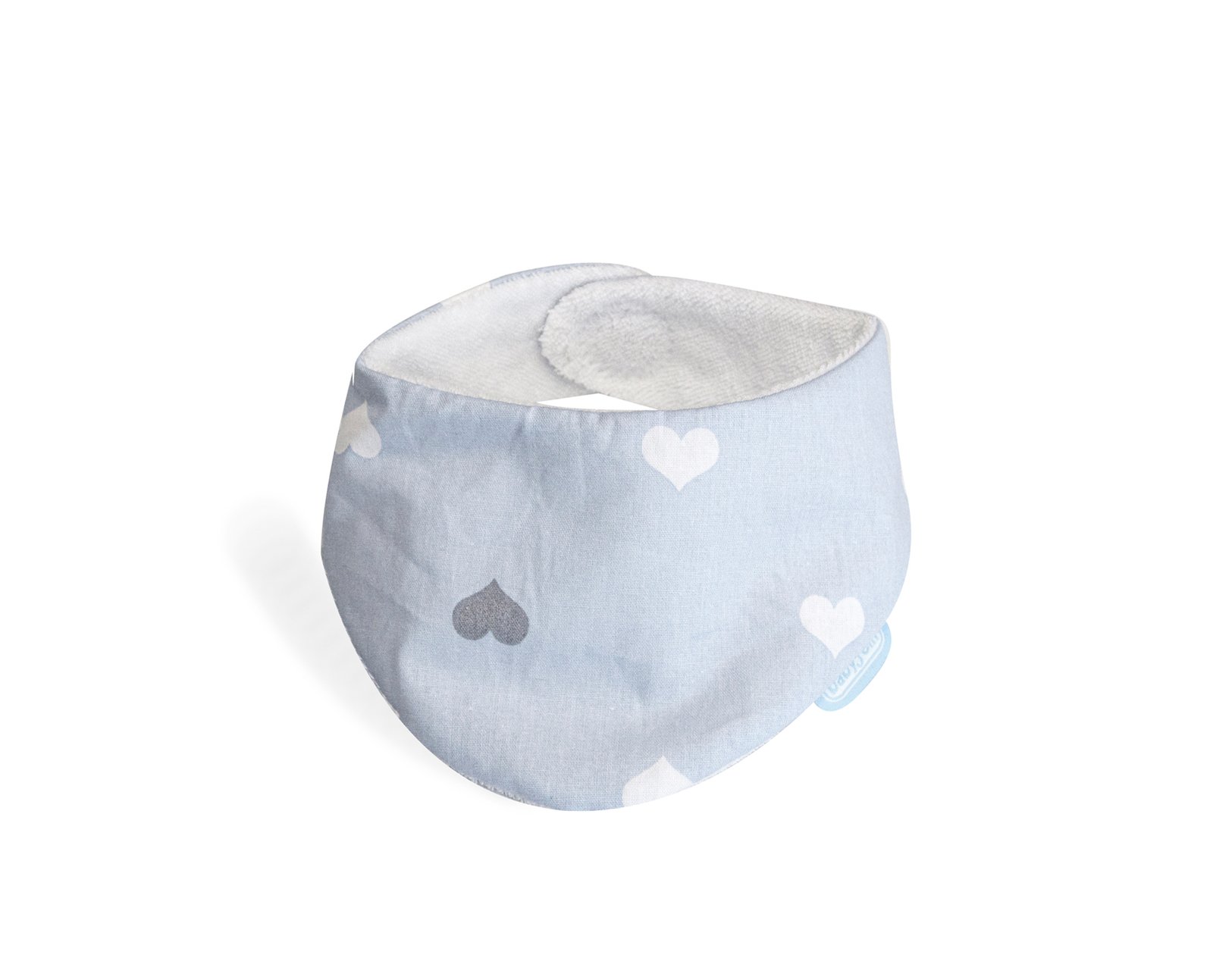 Babyjem Newborn Scarf Apron Blue - Image 4