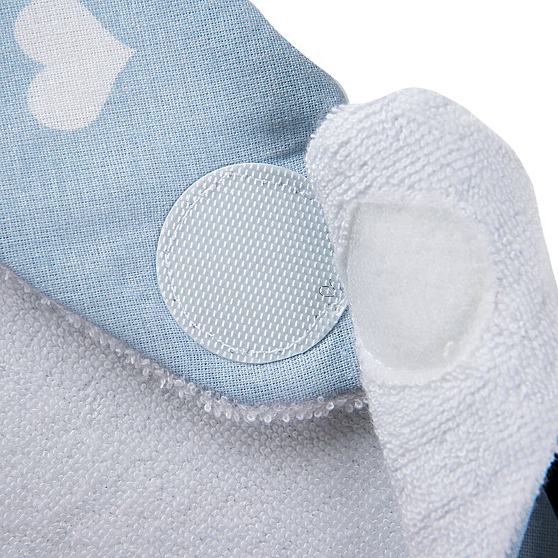 Babyjem Newborn Scarf Apron Blue - Image 6