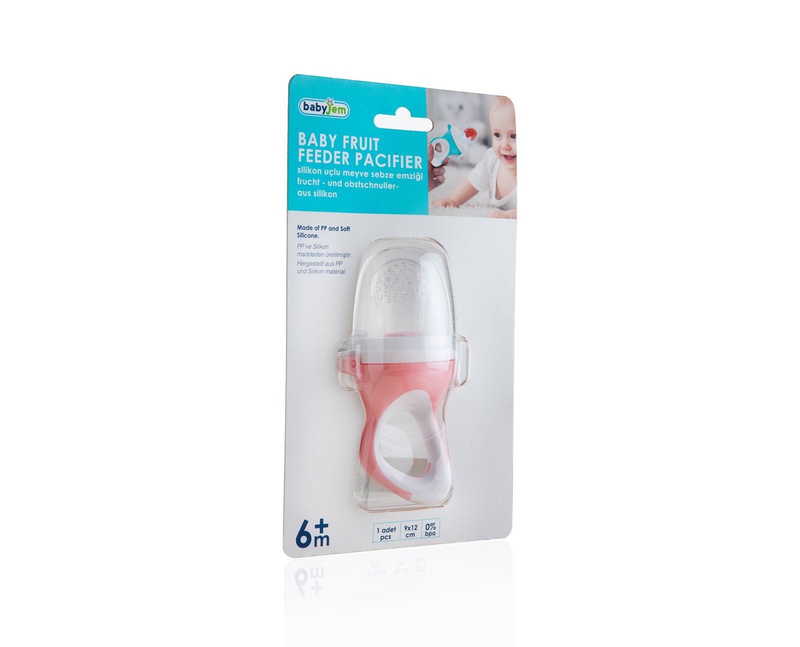 Babyjem Silicon Fruit Vegetable Suck /Pacifier Pink - Image 7