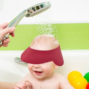 Babyjem Baby Bath Hat Red (New)