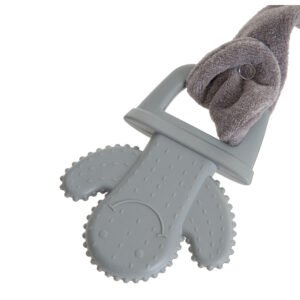 Babyjem My Sweet Bear Toy With Teether / Grey