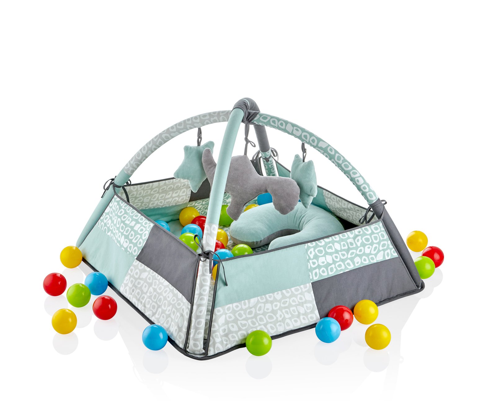 Babyjem Play Mat With Balls / Green