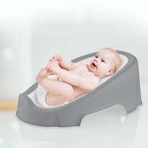 Babyjem Baby Bath Support With Soft Touch Material / Grey Color