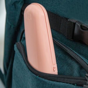 Babyjem Plastic Fork & Spoon Travel Case / Rose Color