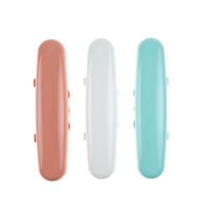 Babyjem Plastic Fork & Spoon Travel Case / Rose Color