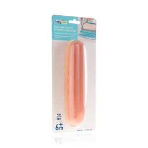 Babyjem Plastic Fork & Spoon Travel Case / Rose Color