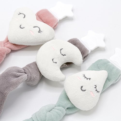 Babyjem Soother Holder Grey New Design - الصورة 5