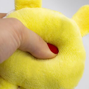 Babyjem Soft Baby Cat Rattle Toy / Yellow