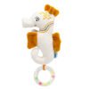 Babyjem Soft Baby Seahorse Rattle Toy / Orange