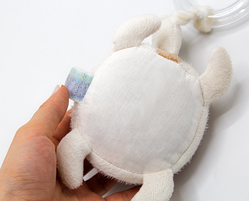 Babyjem Soft Baby Turtle Rattle Toy /Brown - الصورة 6