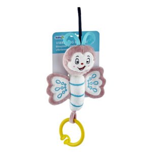 Babyjem Vibrating Baby Butterfly Toy / Rose