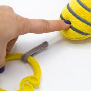 Babyjem Vibrating Baby Bee Toy / Yellow
