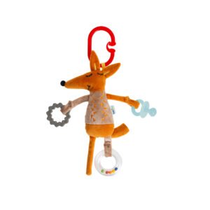 Babyjem Fox Stroller Toy Brown