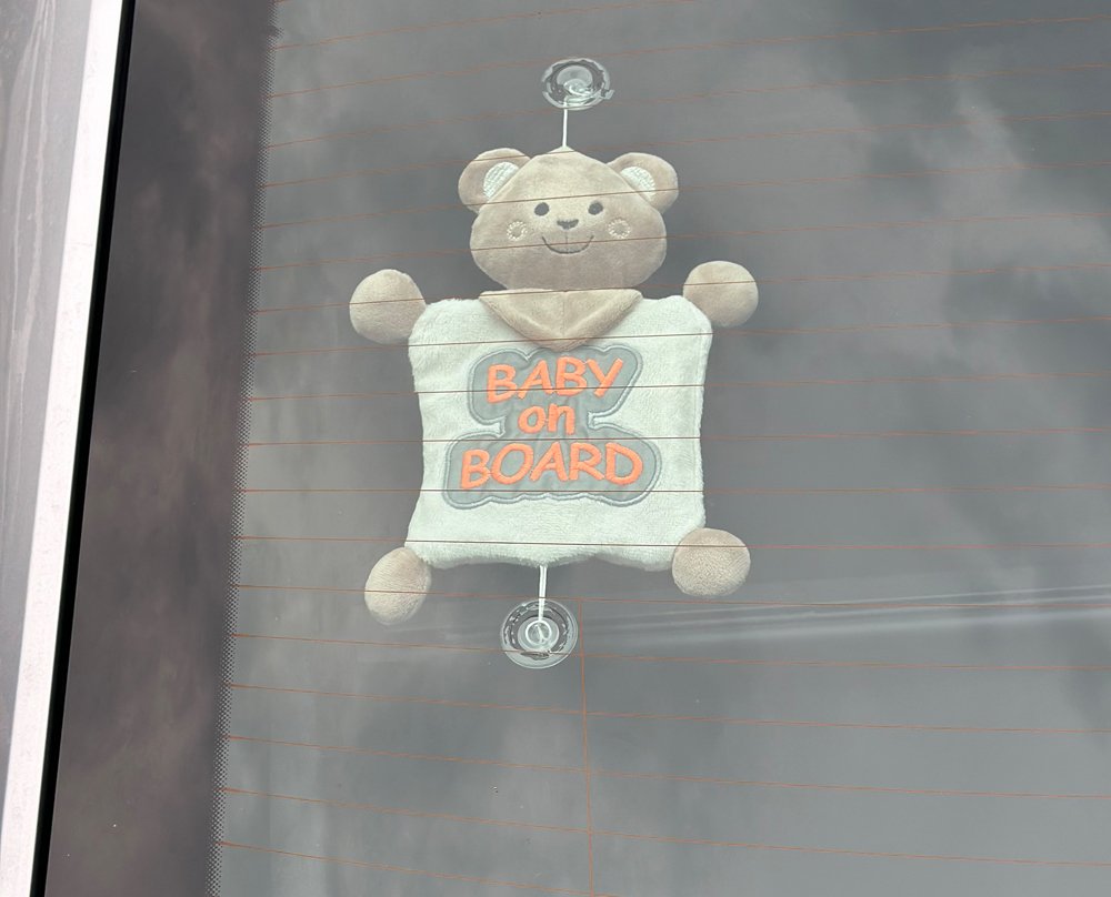 Babyjem Reflector, There Is A Baby In The Car Device, Coffee - Image 2