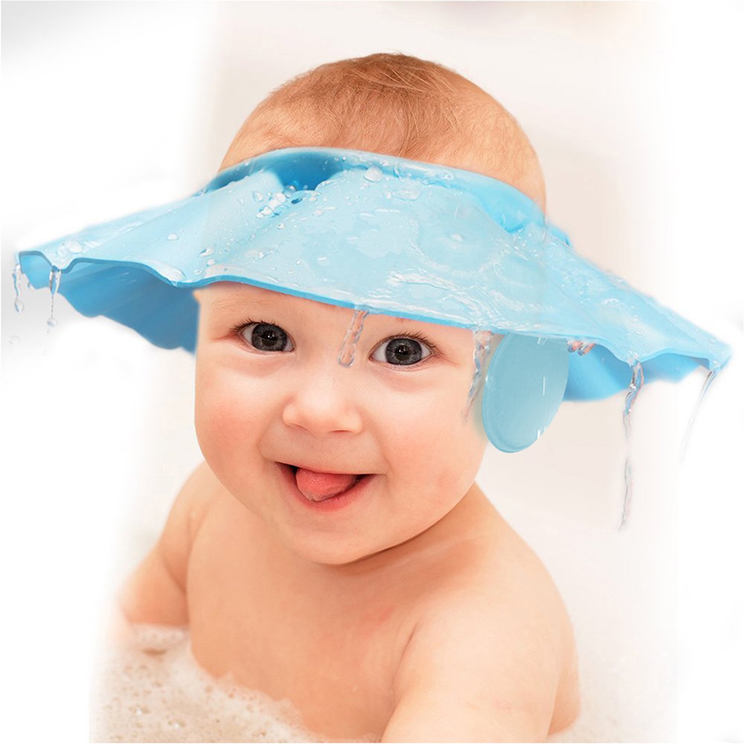 Babyjem Baby Bath Hat Blue - Image 2