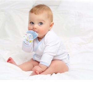 Babyjem Baby Teethering Gloves /Butterfly / Blue
