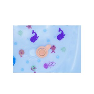 Babyjem Baby Bath Tub Set 6 Pieces With The Termometer / Blue