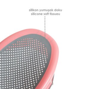 Babyjem Baby Bath Support With Soft Touch Material / Pi?nk Color