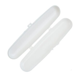 Babyjem Plastic Fork & Spoon Travel Case / Whi?te