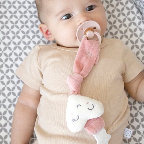 Babyjem Soother Holder Rose New Design - الصورة 2