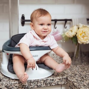 Babyjem Anti-Slip Baby Bath & Sleeping Seat Anthracite