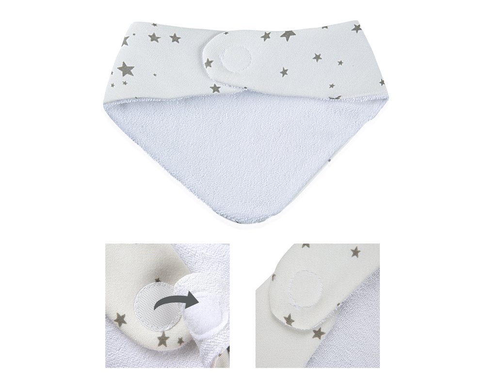 Babyjem Newborn Scarf Apron With Star Design - Image 3