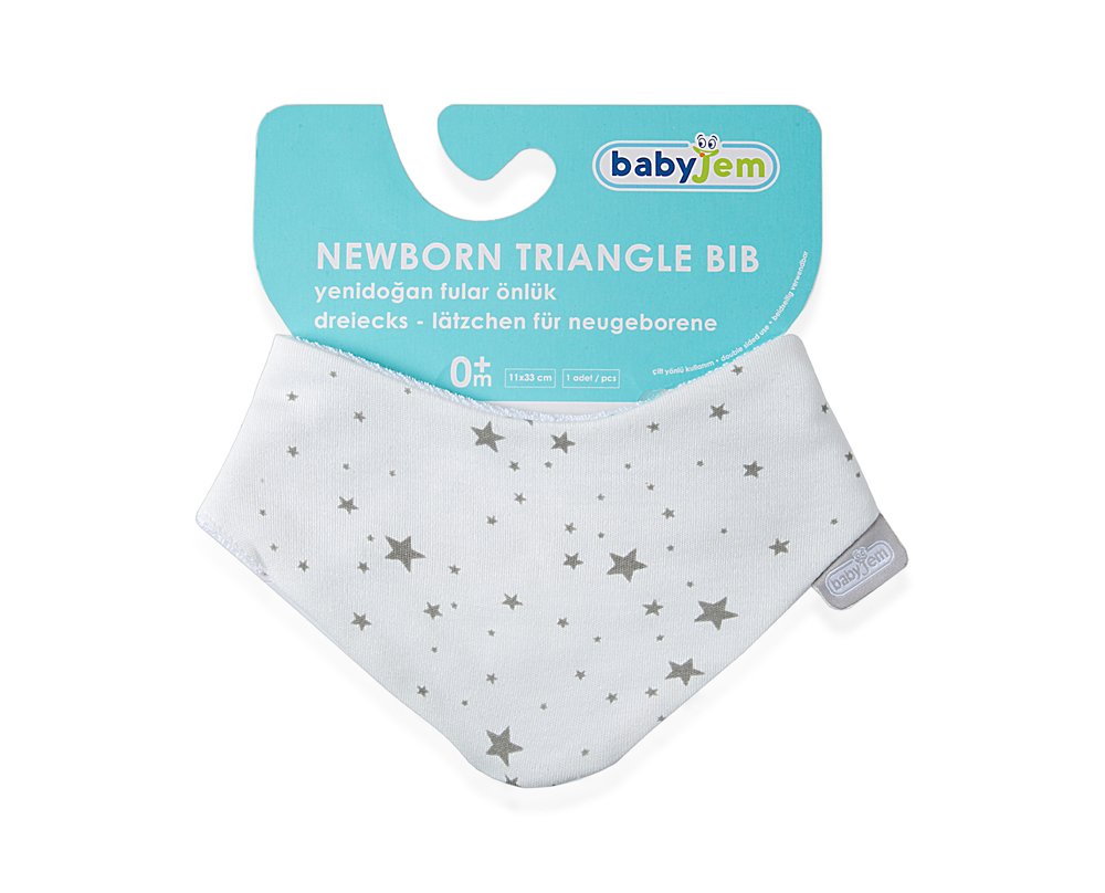 Babyjem Newborn Scarf Apron With Star Design - Image 7